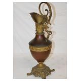 Victorian 22' tall Metal Ewer