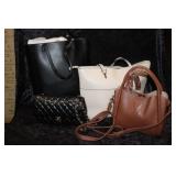 Lot of 4 Handbags