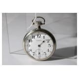 21 Jewel Waltham Pocket Watch, Model #645, Silvero
