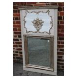 Antique French Painted Mirror