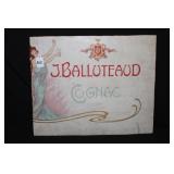 French Cognac Advertisement 15' x 18.5'