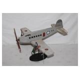 Vintage wooden Folk Art Airplane 13' tall x 18' w