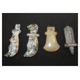 Group of 4 Hongshan Culture Knives