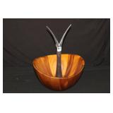 Nambe Fruit Tree Bowl made w/ Acacia wood
