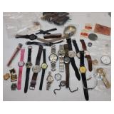 Large Grouping of Watches and Parts