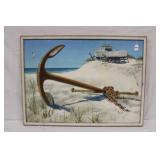 Cape Cod Exhibit Painting by Carl Holmes 1965