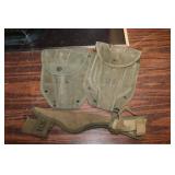 3pc WWII Trench/Shovel Cover and Pick-Mattock