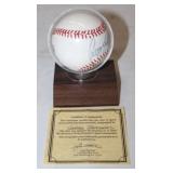 Gregg Jefferies signed baseball w/ COA