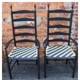 Pair of Shaker Style Chairs (elders) 51x23.5in