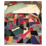 3pcs Quilts Lemoyne 8 Point Star Pattern 6ftx63in