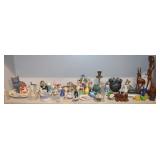 Shelf Lot of Collectables, Fenton, Lenox, Japenese