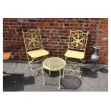 Vintage 3pcs Metal Patio Set
