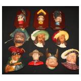 10pcs Bossons Faces, Wall Art