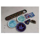 8pc Art; Enamel on copper by Marjorie Gehner