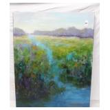 Oil on Canvas 30'x24' Signed Shoffner