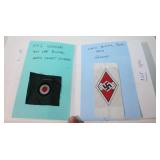 WWII German Hat Cap Cockade Patche &