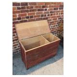 Antique Painted Grainbin 26in tall 37in wide