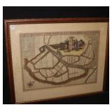Historica Map of the City of Goedereede 30'x37'