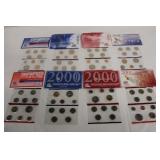 4 US Mint Sets, 1995, 1996, 1997, 1998 in