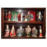 10 Duncan Royale Santa Claus Figurines with 2
