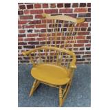 Windsor Rocker Mustard Yellow Paint