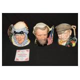 3pcs Royal Doulton Collector Mugs Robert E. Lee &