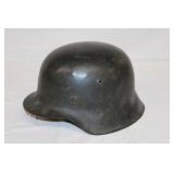 WWII German M42 Stahlheln Combat Helmet