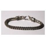 7in Hooked 925 Wheat Bracelet