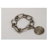 Antique Cartier Sterling Silver Men's Bracelet