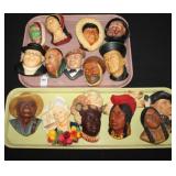 14pcs Bossons Faces, Wall Art