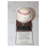 Johnny Bench signed Baseball w/ COA