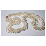 Large 14kt Yellow Gold Freshwater Pearl Necklace