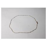 14K Vtg young girls petite necklace, 14.5ï¿½ 1.17g,