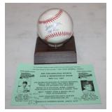 Tommy John signed baseball 288 wins
