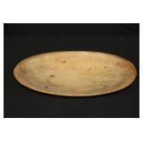 Vintage Wooden Dough Bowl, 18 x 10 inches