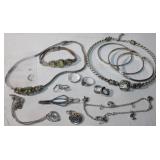 Lot of Fine costume Jewelry; Brighton &