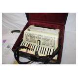 Rio Accordion in case (missing 1 key) made in