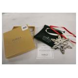 Gorham Sterling Silver Snowflake 2011