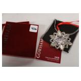Gorham Sterling Silver Snowflake 2008