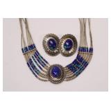 Native American Necklace & Earrings