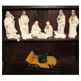 Vintage Sled Christmas Tree Stand with hardwood