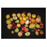 Large Groupe of Vintage Alabaster/Marble Fruit