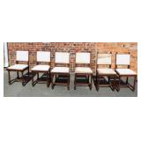 6 Oak Dining Chairs