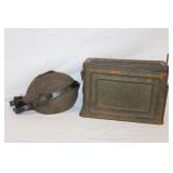 WWII German Wehrmacht Drinking Canteen & US