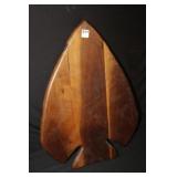 Wooden Arrowhead Plaque