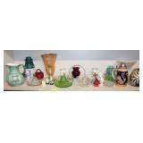 Shelf Lot; 75th Fenton Anniversary Art Glass