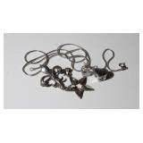 5pcs 925 Sterling Silver Pendants and Chain