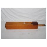 28' long Wooden Train Whistle (wall hanging)