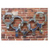 Don Freedman Mid-Century Chrome & Copper Wall Art