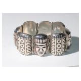 925 Sterling Silver Bracelet that is an Inch Wide